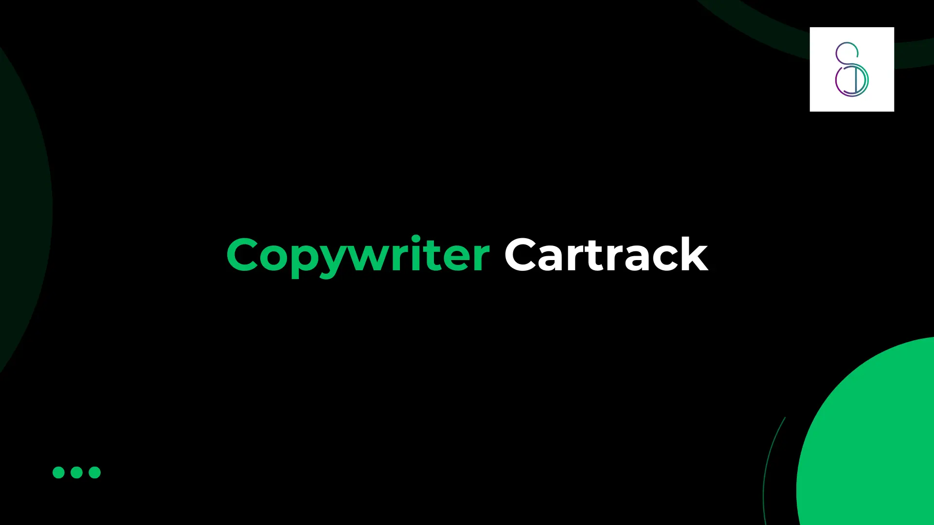 Lowongan Kerja Copywriter di Cartrack